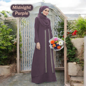 Viyana A Lace Tunic Jumbo - Buy 2 Free Jubah JB777