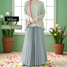 Wilow Pleated Tunic Dress - Buy 2 Free Tudung DR888