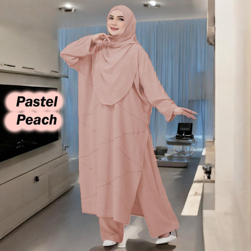 Isella Set B (Size 6xl ~ 10xl) - Free Instant Tudung
