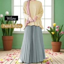 Wilow Pleated Tunic Dress - Buy 2 Free Tudung DR888