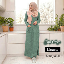 Unana Cotton Linen Tunic Jumbo - Beli 3 @ Free JB777