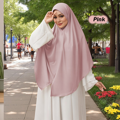 Humus Khimar Labuh Berzip