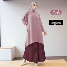 Gigane B Pleated Tunic Dress