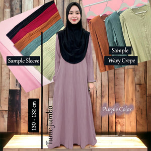Phapa Wavy Crepe Tunic Jumbo