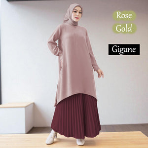 Gigane B Pleated Tunic Dress