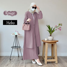Hebo Cardigan Tunic Dress