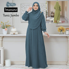 Imanano-B Tunic Jumbo - Buy 1 @ Free Tudung TD999