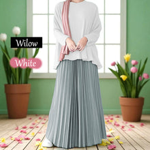 Wilow Pleated Tunic Dress - Buy 2 Free Tudung DR888