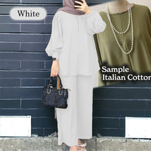 Uno Cotton Loose Pants Set Set B