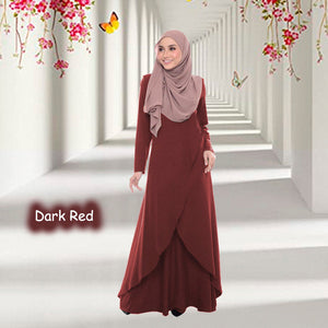 Hayati II Back Zip Jubah