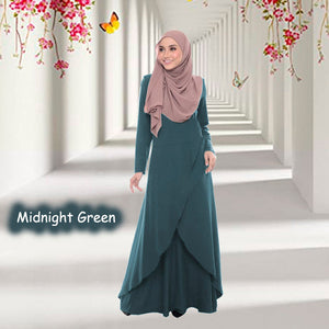 Hayati II Back Zip Jubah