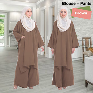 Zavia Kaftan Tunic Loose Pants Set