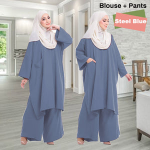 Zavia Kaftan Tunic Loose Pants Set