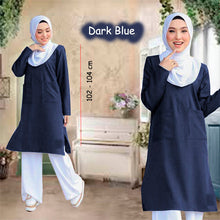 Elena Tunic Blouse (Size 6xl - 10xl)