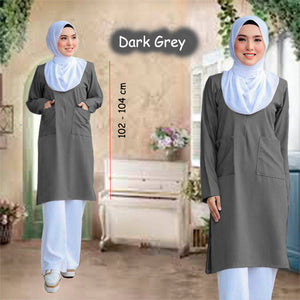 Elena Tunic Blouse (Size 6xl - 10xl)
