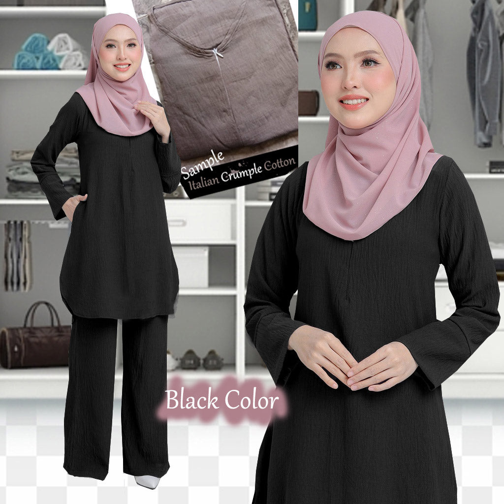 Yalina Cotton Muslimah Set A
