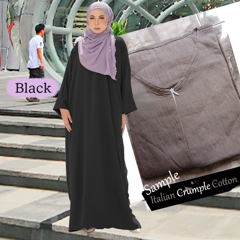 Pepper Italian Crumple Cotton Kaftan