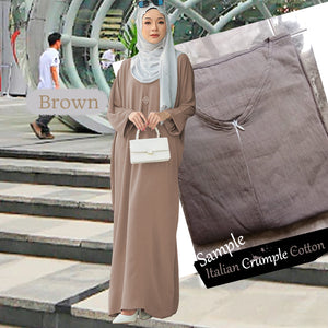 Pepper Italian Crumple Cotton Kaftan