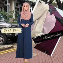 Qaima Italian Crumple Cotton Jubah
