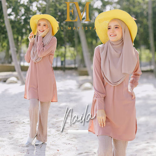 Naila Pocket Blouse B - HannahSG