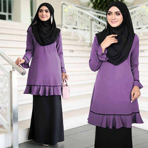 Nina Pocket Long Blouse - HannahSG