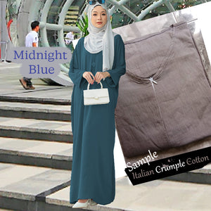 Pepper Italian Crumple Cotton Kaftan